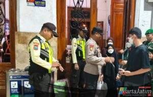 Sambut Libur Nataru Polresta Sidoarjo Pastikan Keamanan Stasiun Kereta Api