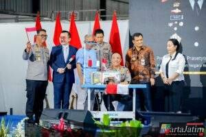 Wakapolri Resmikan Kembali Operasional Pabrik Garmen Wonghang Bersaudara di Pemalang