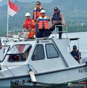 Jelang Nataru Polres Probolinggo Patroli Laut Amankan Obyek Vital