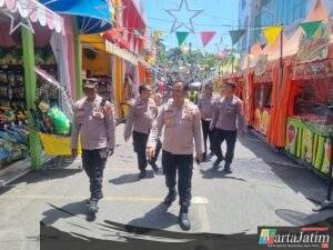 Libur Nataru, Polresta Sidoarjo Masifkan Patroli di Pusat Perbelanjaan