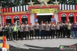 Tim Biroprovos Divpropam Mabes Polri Laksanakan Kunjungan ke Pos Pelayanan Alun-Alun Polres Kediri Kota