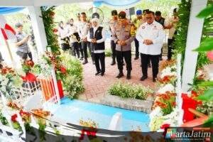 Kapolri Ziarah ke Makam Marsinah dan Letakkan Batu Pertama Museum Pahlawan Nasional di Nganjuk