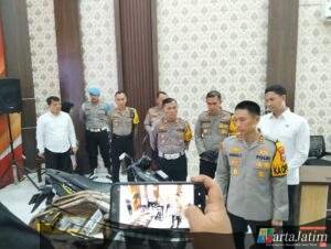Polres Kediri Kota Paparkan Capaian Kinerja Selama Tahun 2025, Angka Kriminalitas Naik