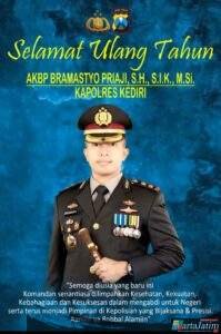 Keluarga Besar PT Media Padjadjaran Indonesia Mengucapkan Selamat Ulang Tahun Kapolres Kediri AKBP Bramastyo Priaji, S.H., S.I.K., M.Si.