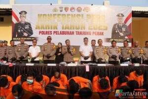 Polres Pelabuhan Tanjung Perak Berhasil Tekan Angka Kriminalitas Hingga 13 Persen di 2025