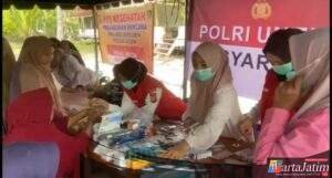 Polri Hadir untuk Kemanusiaan, Pengungsi Banjir di Bireuen Terima Layanan Kesehatan Gratis