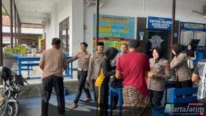 Satlantas Polres Kediri Kota Gelar Jumat Berkah di Masjid Sabilal Muhtadin