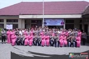 Kapolres Kediri Kota Kunjungi Polsek Mojoroto, Tekankan Pelayanan dengan Hati dan Disiplin Anggota