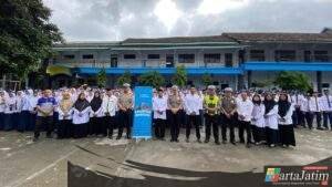 Police Goes to School, Satlantas Kediri Edukasi Siswa MTs Nidhomiyah