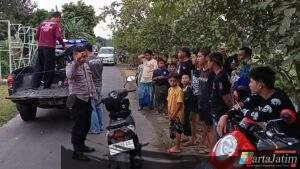 Polisi Kediri Bubarkan Balap Liar yang Resahkan Warga