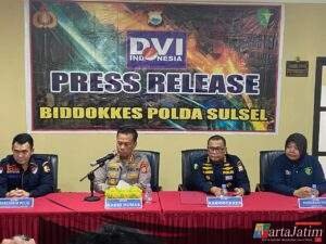 Tim DVI Polri Lakukan Tahap Awal Identifikasi 10 Korban Kecelakaan Pesawat ATR 42-500