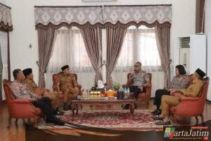 Kapolres Pasuruan Kota Kunjungi Wali Kota Adi Wibowo, Bangun Komunikasi Jaga Kamtibmas