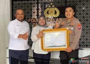 Mudik Nataru Lancar Polres Pelabuhan Tanjungperak Terima Penghargaan dari Pelindo