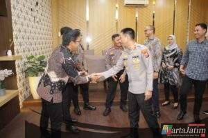 Perkuat Sinergi, Kapolres Kediri Kota Terima Silaturahmi Manager PLN UP3 Kediri