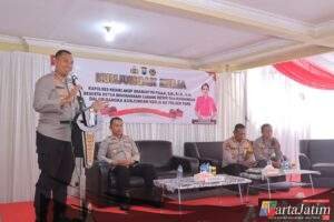 Kunker Kapolres Kediri di Polsek Pare, Perkuat Ritme Kerja Personel