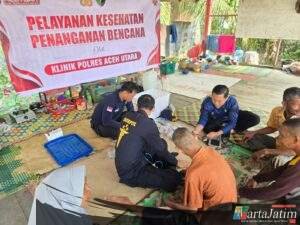 Polri Hadir Jaga Asa di Tengah Bencana, Ratusan Warga Aceh Terima Layanan Bakti Kesehatan Ops Aman Nusa II