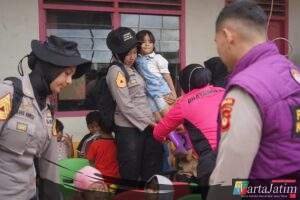 Taruni Akpol Gelar Trauma Healing bagi Siswa TK Bhayangkari Terdampak Banjir di Aceh Tamiang