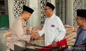 Polri Peduli : Polres Kediri Salurkan Bantuan Untuk Pembangunan Masjid An Nur Al Utsmani
