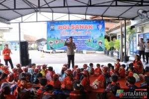 Polisi Sahabat Anak : Polres Madiun Edukasi Tertib Lalin Sejak Dini