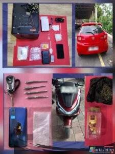 Dua Hari Polres Pasuruan Kota Ungkap Dua Kasus Narkotika Jenis Ganja dan Sabu