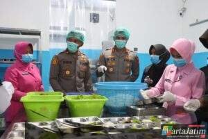Kapolres Probolinggo Kota Tinjau Dapur SPPG Tongas, Pastikan Kesiapan MBG