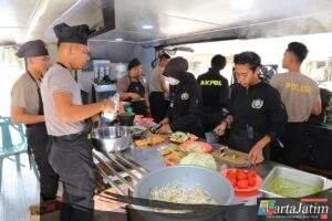 Hari ke-6 Latsitardanus 2026, Taruna Akpol Masak di Dapur Lapangan untuk Ratusan Warga Aceh Tamiang