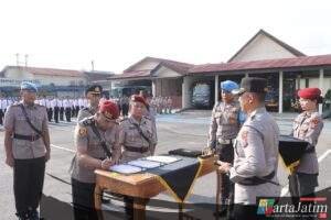 Penyegaran Organisasi, Polres Kediri Gelar Sertijab Sejumlah Pejabat Utama