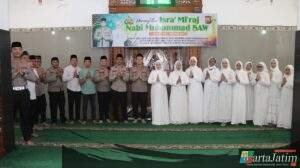 Polres Nganjuk Peringati Isra Mi’raj 1447 H, Perkuat Iman Personel untuk Aksi Kemanusiaan