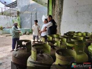 Jelang Ramadhan Polres Bondowoso Cek Ketersediaan dan Penyaluran Gas Melon