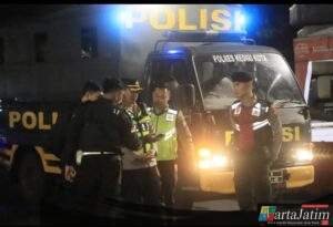 Polres Kediri Kota Laksanakan Patroli KRYD Gabungan ,Jaga Kamtibmas Tetap Kondusif Pasca Libur Pergantian Tahun