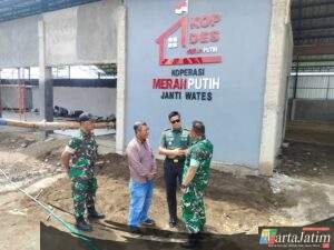Kodim 0809 Kediri Terus Genjot Pembangunan Koperasi Merah Putih,Pastikan Selesai Sesuai Rencana