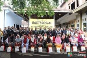 Social Riding TNI–Polri dan DBK Kediri Raya Diisi Bakti Sosial di Ringinrejo