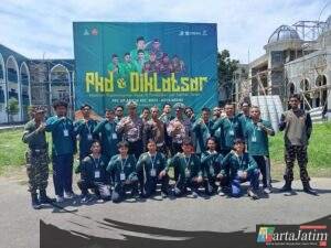 Satlantas Polres Kediri Kota Berikan Materi Lalu Lintas dalam PKD dan Diklatsar GP Ansor Kota Kediri