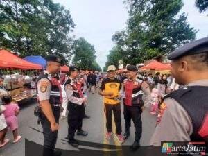 Operasi Keselamatan Semeru, Polres Situbondo Sampaikan Pesan Kamseltibcarlantas di CFD