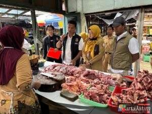 Satgas Saber Polres Bojonegoro Bersama TPID Sidak Harga Sembako Jelang Ramadhan