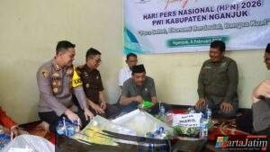 Kapolres Nganjuk Hadiri Peringatan HPN 2026, Perkuat Sinergi Forkopimda dan Insan Pers