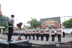 Wakapolres dan Kasatreskrim Polres Kediri Kota Berganti, Kapolres Tekankan Sinergitas