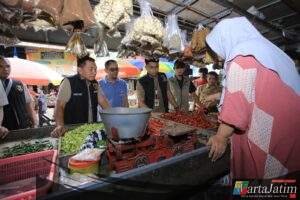 Satgas Pangan Polres Madiun Sidak Pasar Antisipasi Lonjakan Harga Bapokting Jelang Ramadhan