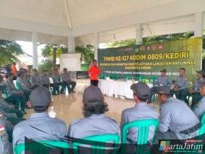 Satpol PP Kediri Gelar Penyuluhan dan Peningkatan Kapasitas Satlinmas Untuk Dukung TMMD ke-127
