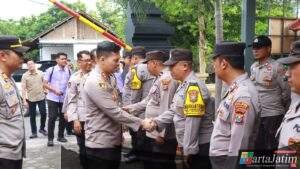 Kapolres Nganjuk Tekankan Pelayanan Empati dan Transparansi Anggaran Saat Tatap Muka di Jatikalen dan Patianrowo