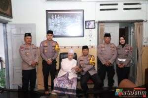Kapolres Kediri Sowan ke Pimpinan Tertinggi Ponpes Lirboyo Jelang Ramadhan 1447 H