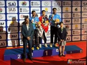 Prestasi Gemilang Anggota  Polri: Briptu Muhamad Fawwaz Aditia Farrel Raih Medali Emas dan Pecahkan Rekor Dunia di Ajang Asian Rifle/Pistol Chqmpion 2026 India