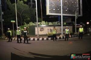 Ciptakan Rasa Aman di Tengah Masyarakat di Momen Libur Panjang dan Cegah Fenomena Jumat Gaul, Polres Kediri Kota Intensifkan Patroli Gabungan