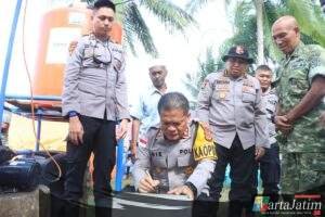 Mahasiswa STIK Angkatan 83 Bangun Sumur Bor untuk Warga Aceh Utara, Kapolres: Wujud Nyata Kepedulian Polri