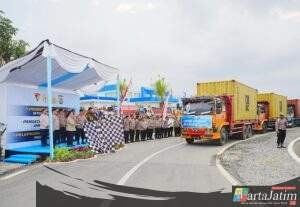 Lepas Bantuan Kemanusiaan 22 Kontainer untuk Korban Bencana Sumatera, Kapolri: Wujud Kehadiran Negara