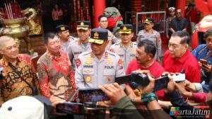 Kapolda Jatim Tinjau Klenteng Eng An Kiong di Kota Malang Tegaskan Komitmen Jogo Jawa Timur Saat Imlek 2026