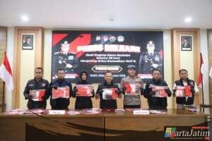 Jelang Ramadan, Polres Kediri Ungkap 22 Kasus Narkoba, 26 Tersangka Diamankan