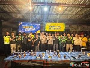 Polres Blitar Kota Gelar Sahur Bersama Komunitas Ojol