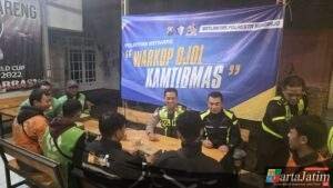 Polresta Sidoarjo dan Komunitas Ojol Sahur On The Road Perkuat Sinergitas untuk Kamtibmas
