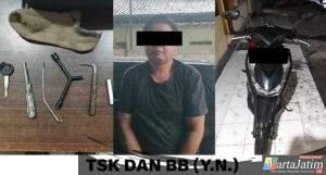 Beraksi Saat Subuh, Komplotan Curanmor Dibekuk Satreskrim Polres Nganjuk